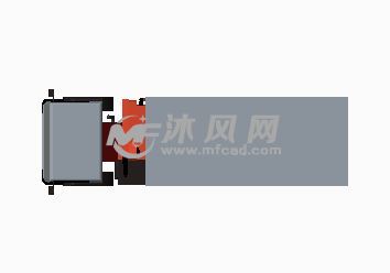 带吊臂运输货车模型 - ProE交通工具类模型下