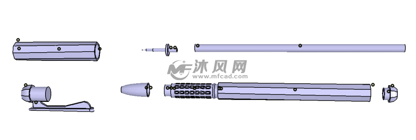 晨光流行色中性笔模型