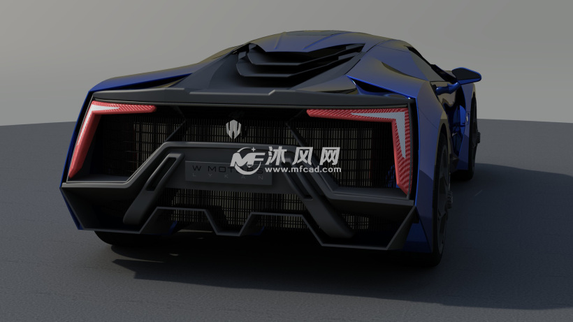 限量版莱肯超级跑车AUTOCAD模型文件 - auto