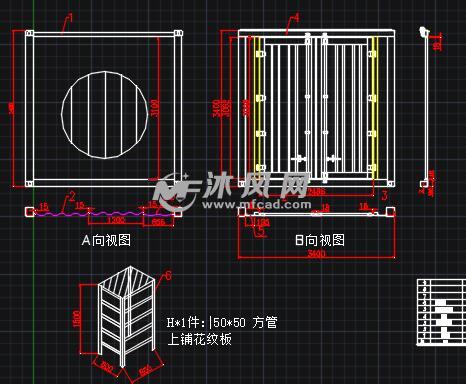 可移动供热装置集装箱设计图纸 - 其他autocad