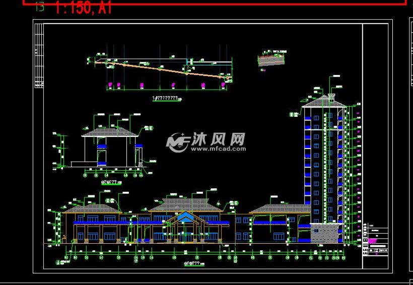 海南省某地某高层酒店及娱乐中心多专业设计施