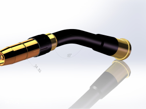 MIG熔化极气体保护焊焊枪模型 - solidworks电气设备及元件模型下载 - 沐风图纸