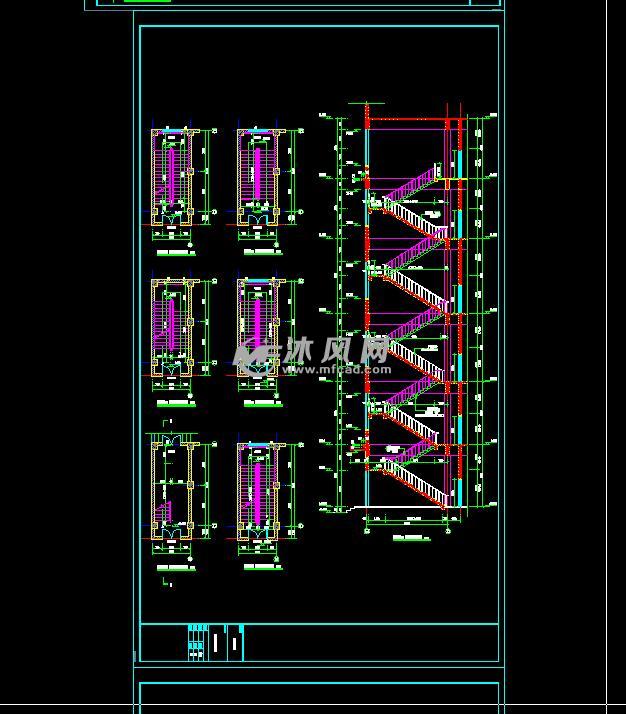 某地6层车间面粉v车间图纸多专业设计施工图(含空调框架兔月图片