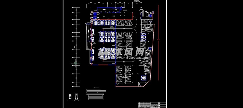 大型小区自动化立体停车库技术图纸