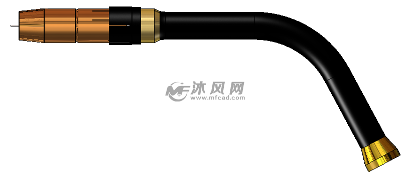 MIG熔化极气体保护焊焊枪模型 - solidworks电