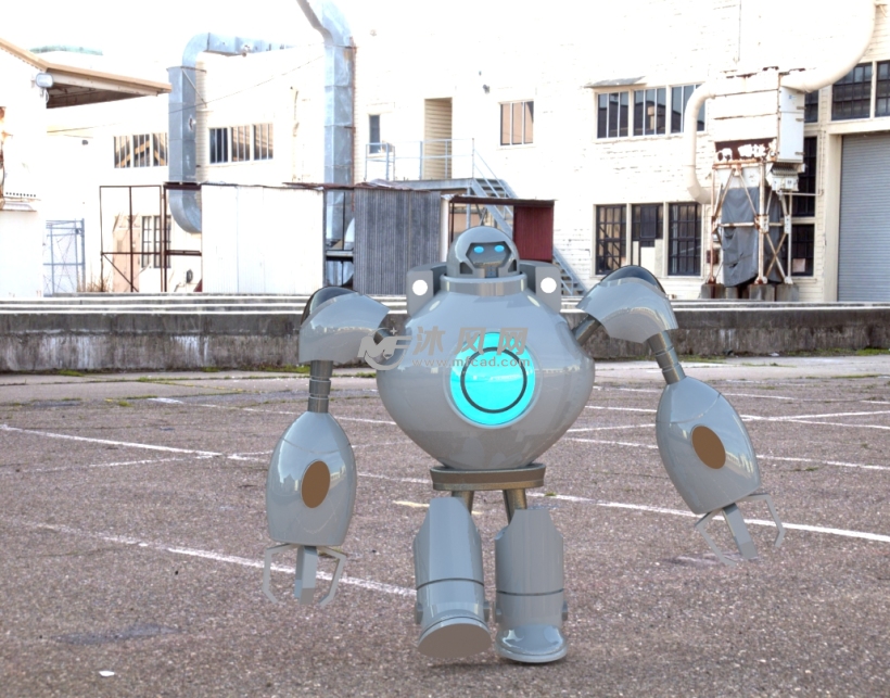 英雄联盟苹果机器人模型 - solidworks玩具公仔