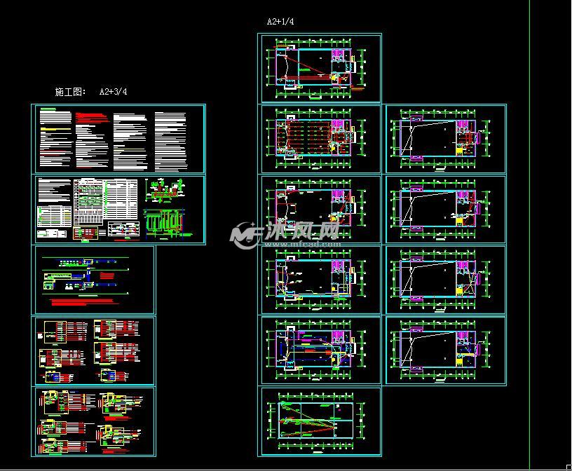 某地某中学学术报告厅电气设计施工图 - 公共建