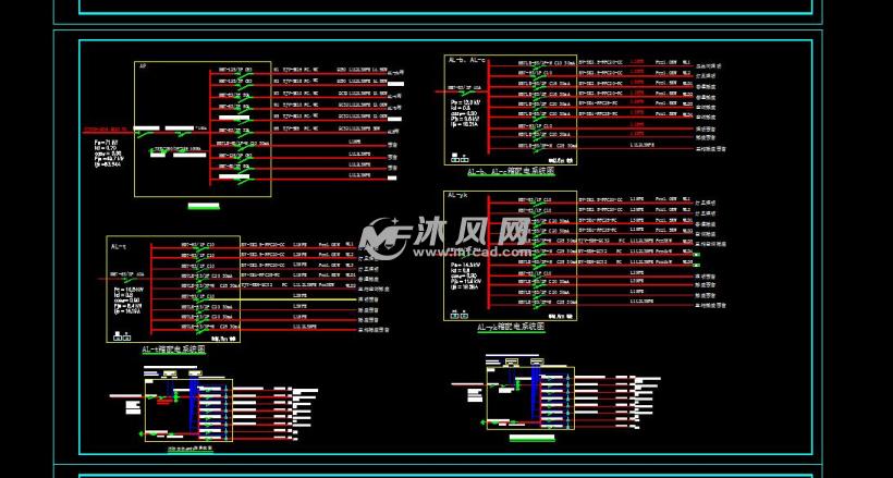 某地某中学学术报告厅电气设计施工图 - 公共建