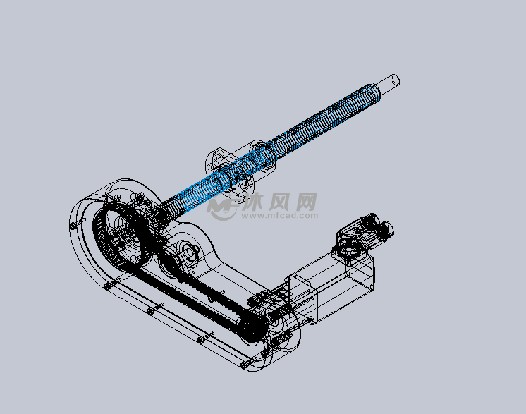 丝杠传动系统设计模型