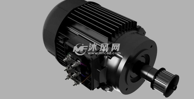 感应电机 三相电机 - solidworks电气设备及元件