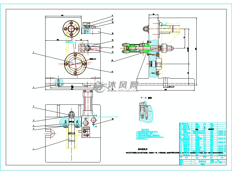 k006-ca6140车床拨叉(铣16槽气动夹具)( 831006 ) - 工艺工装夹具设计