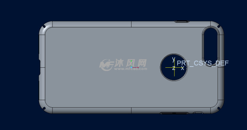 全参数苹果7-plus手机壳模型