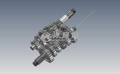 变速箱齿轮组模型设计图