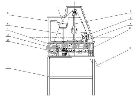 剥豆机模型设计图 - solidworks机械设备模型下