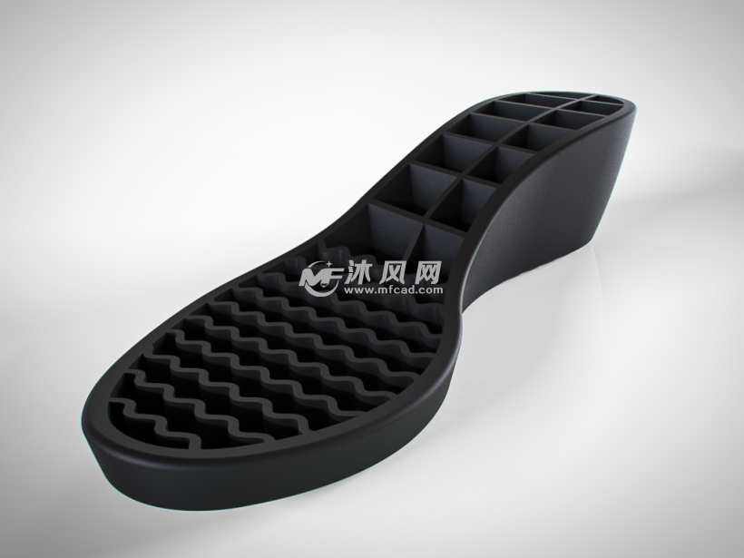 男士增高鞋垫设计模型 - solidworks生活用品类
