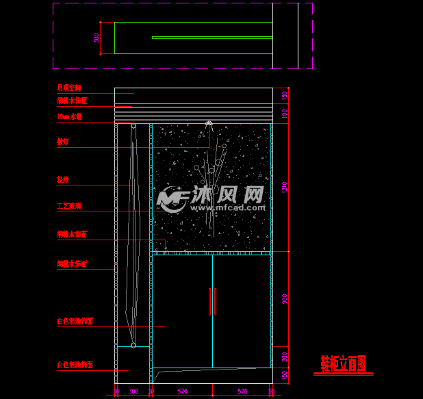 某花园小区家装图 - autocad建筑住宅单体平,立面图纸