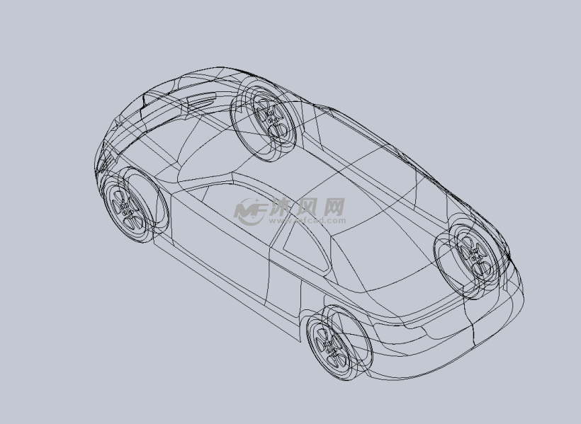 宝马轿车外壳模型 - solidworks交通工具模型下
