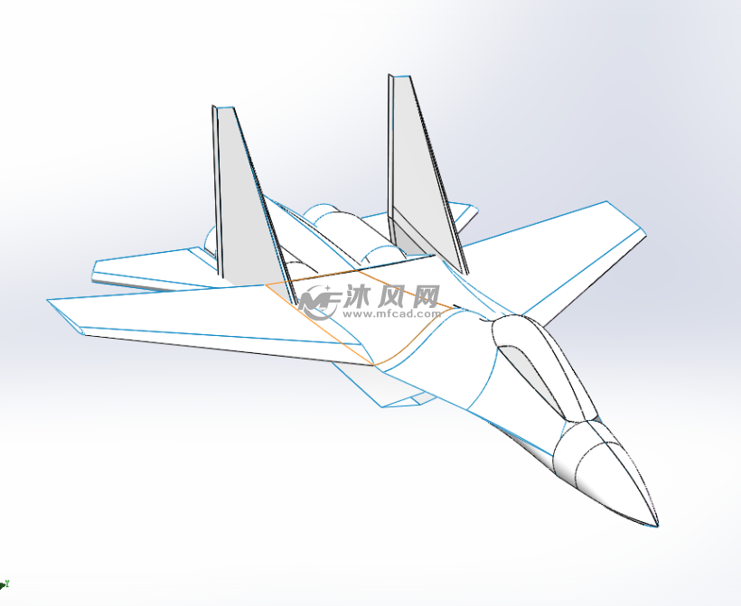 苏霍伊苏30战斗机 - solidworks军工用品模型下