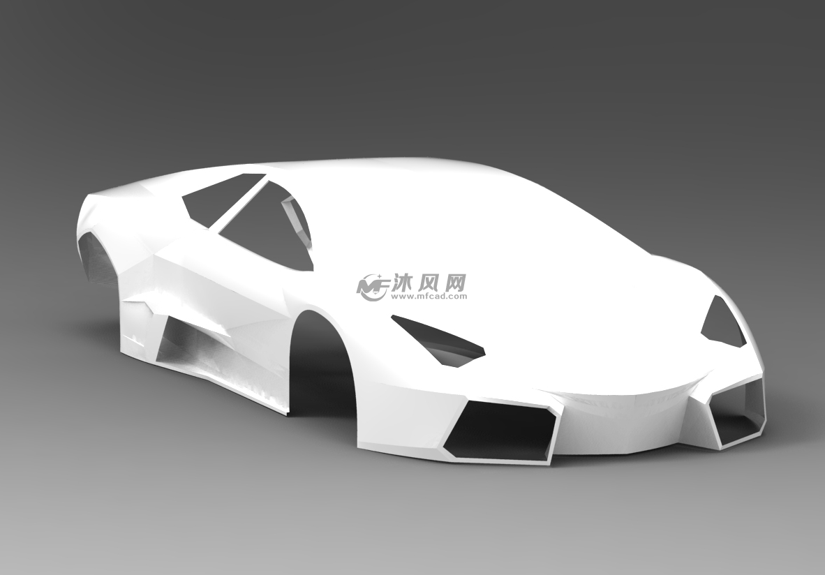 兰博基尼外壳模型
