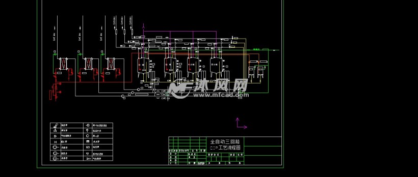 多种规格CIP清洗工艺流程图 - 其他autocad机械