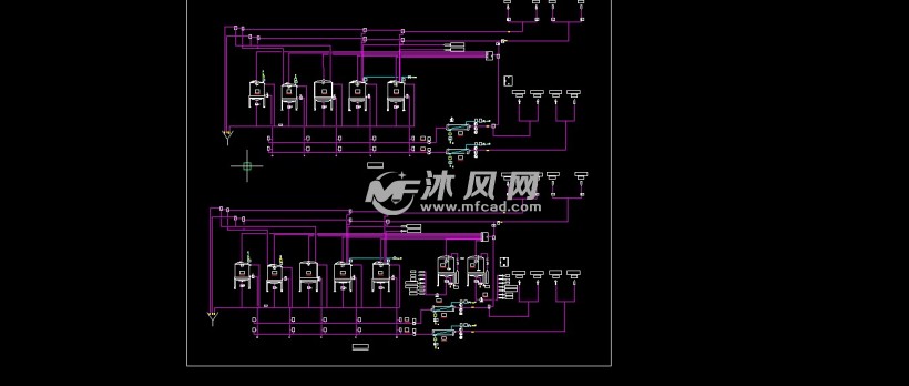 多种规格CIP清洗工艺流程图 - 其他autocad机械