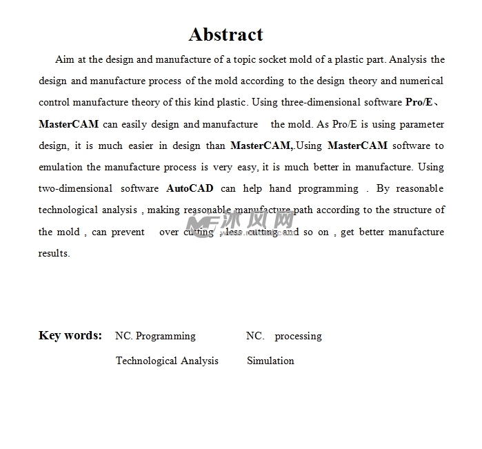插座零件的数控铣床编程实例分析 - 数控技术(