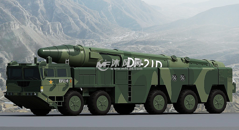 东风21d导弹发射车