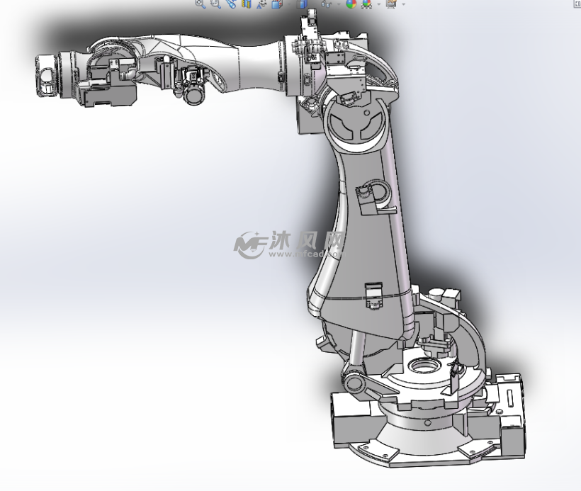 高级焊接机器人机械臂模型 - solidworks小五金