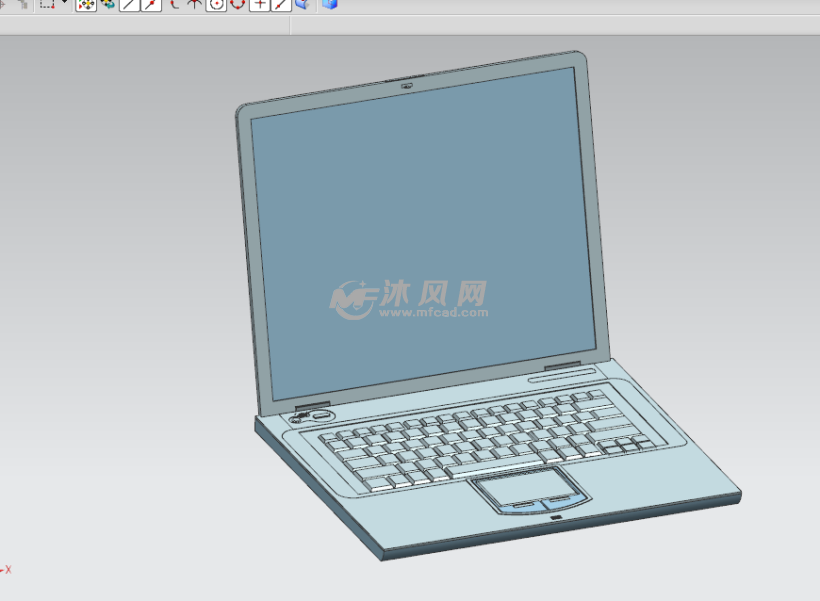 笔记本电脑UG模型