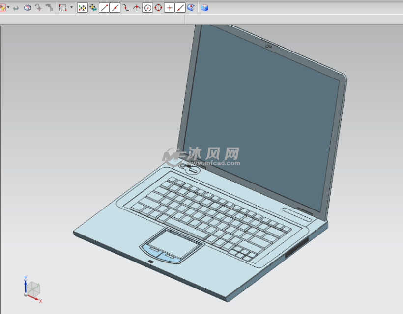 笔记本电脑UG模型