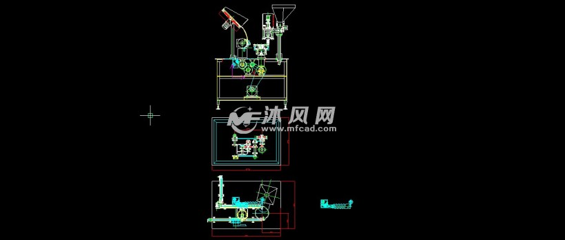 全套西林瓶粉剂灌装加塞(粉剂螺杆分装机)技术图纸