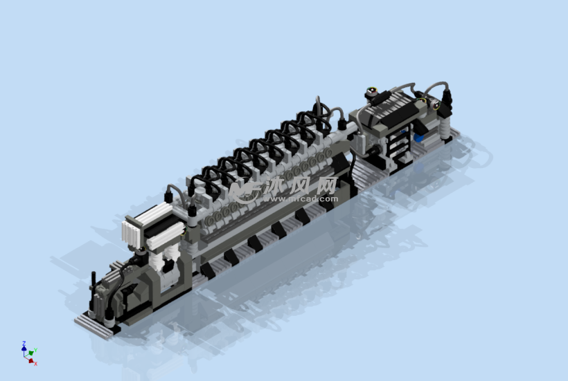 乐高发动机模型