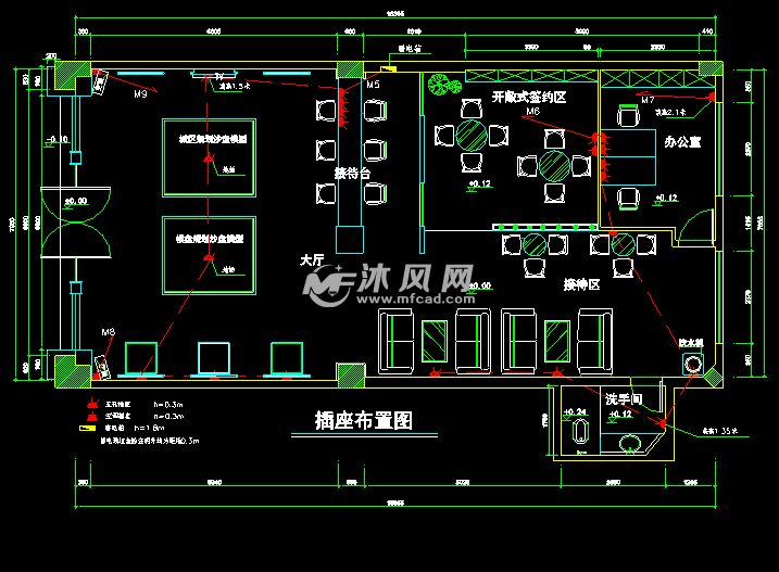 插座布置图