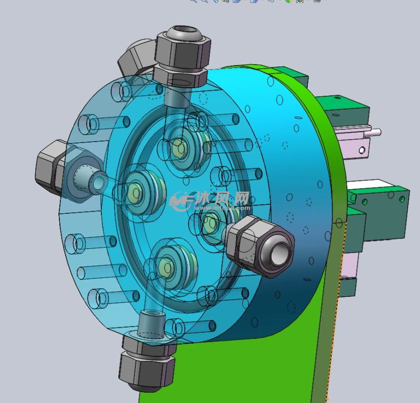 非标类,气路分配器,用于气试密环节,对接泄漏仪