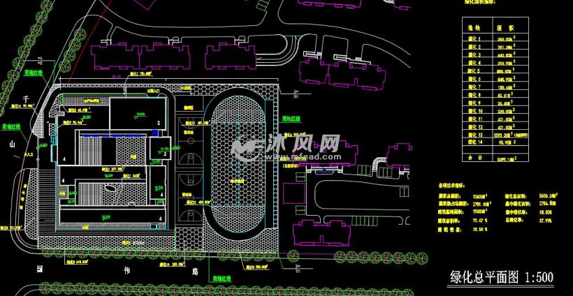 小学建筑设计平面图