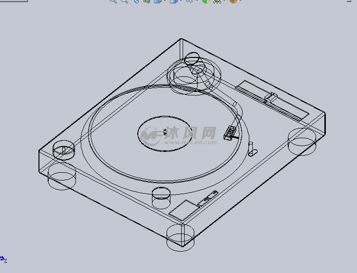 留音机(概念)设计模型 - solidworks机械设备模