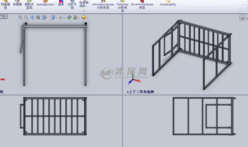 钢管设计架运输图纸景墙跌水模型图片
