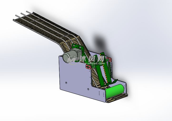 刀叉刀勺自动包装机模型刀叉上料机构
