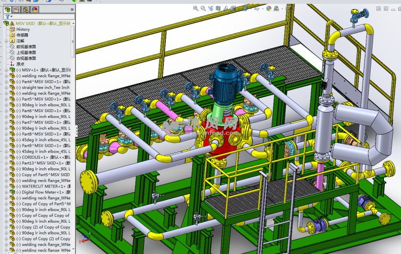 solidworks模型 机械设计类 管道类