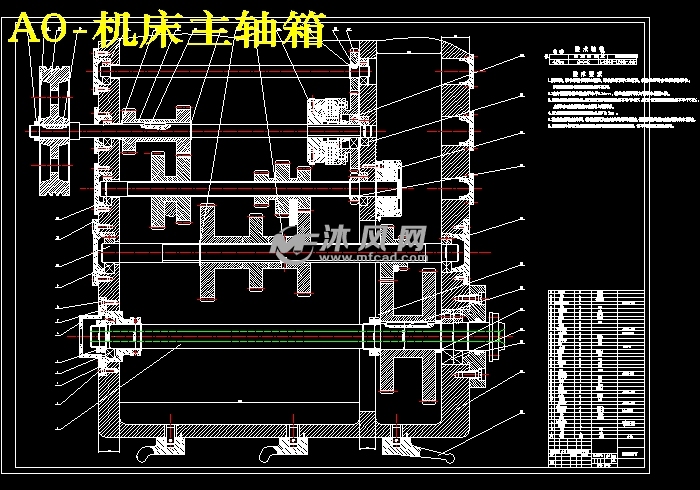 车床主传动系统主轴变速箱设计【750mm n=4.5kw nmax=