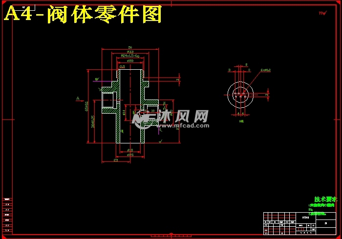 手动气阀机械加工工艺规程及编程【含solidworks】【原创】