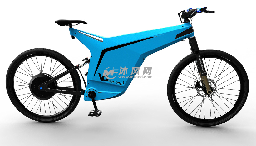 电动车锂电池电动单车概念设计模型 - solidwo