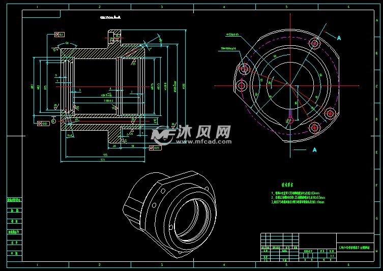 ca6140车床床头i轴轴承座零件机械加工工艺及工装夹具