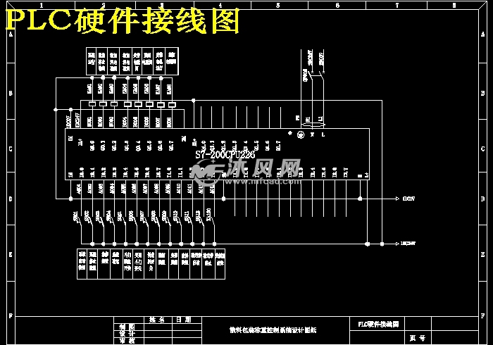 plc硬件接线图