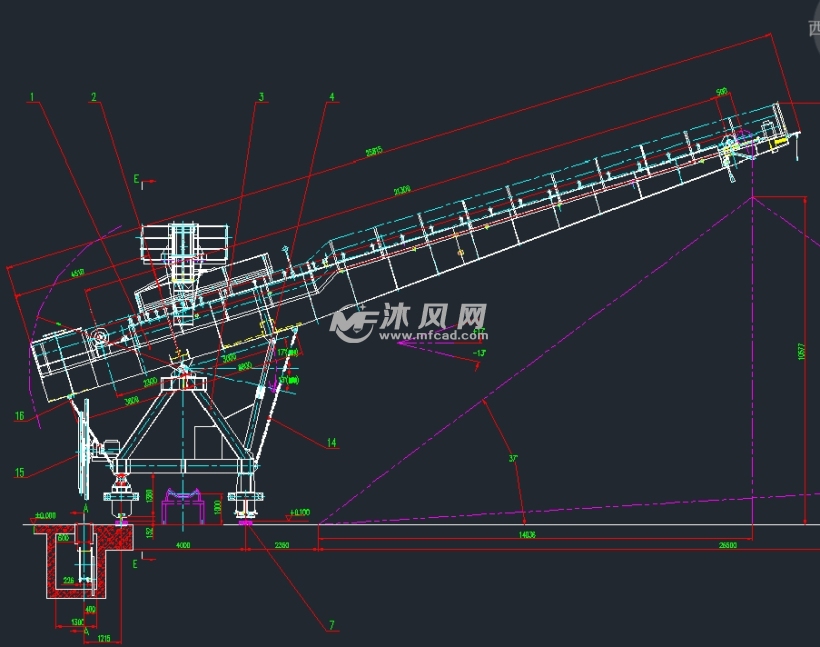 悬臂堆料机图