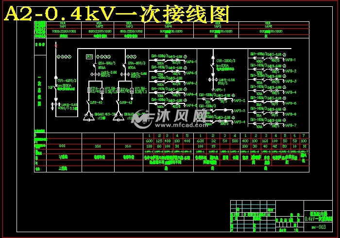 4kv一次接线图