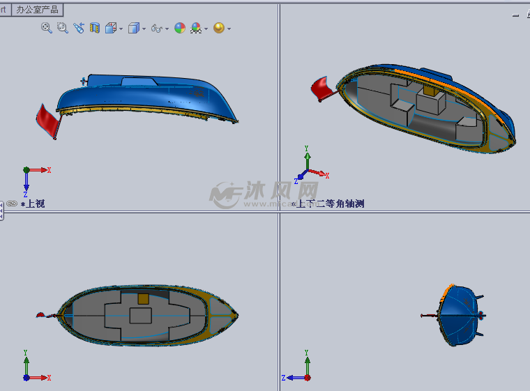 电机启动马达船设计模型