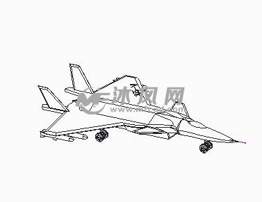 八一空中歼敌机模型 - ProE玩具公仔类模型下