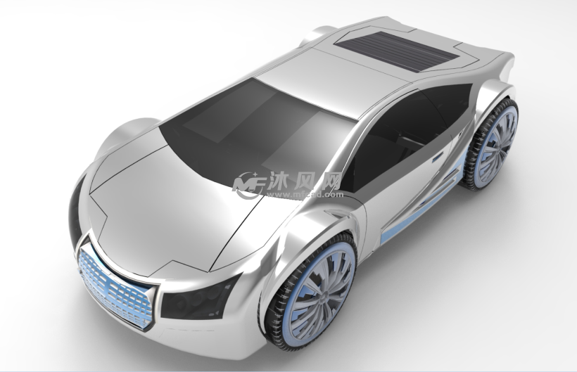 新概念汽车模型 - solidworks交通工具模型下载