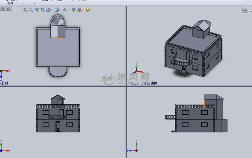 农村小房屋设计模型
